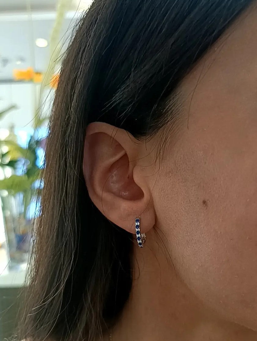 HOOPS GIOIA VERDE ARGENTO