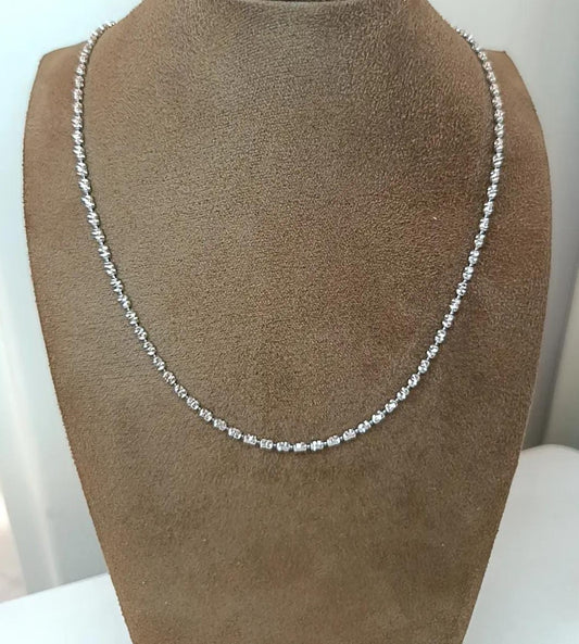 Collana barra argento