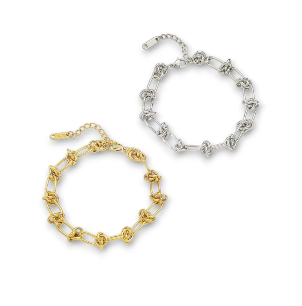Bracciale catena intreccio