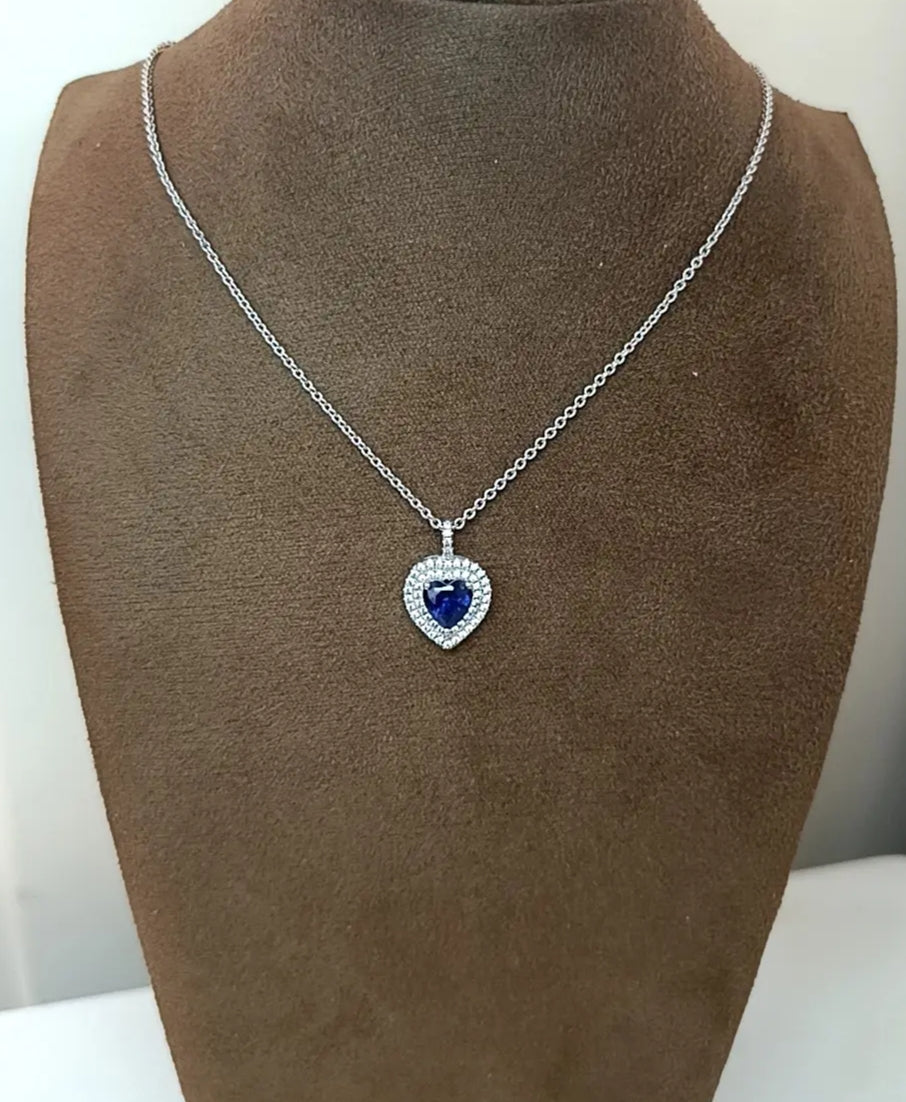 Collana big love blu