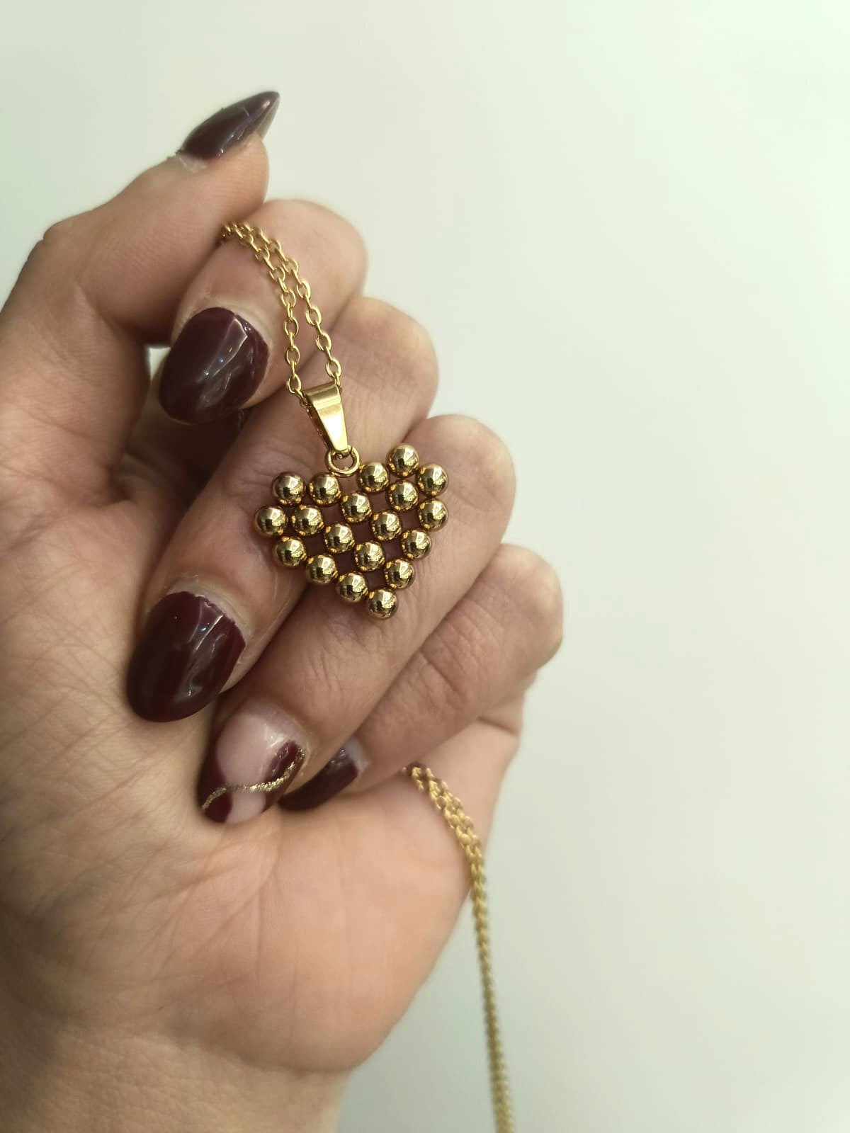 Collana cuore bubble