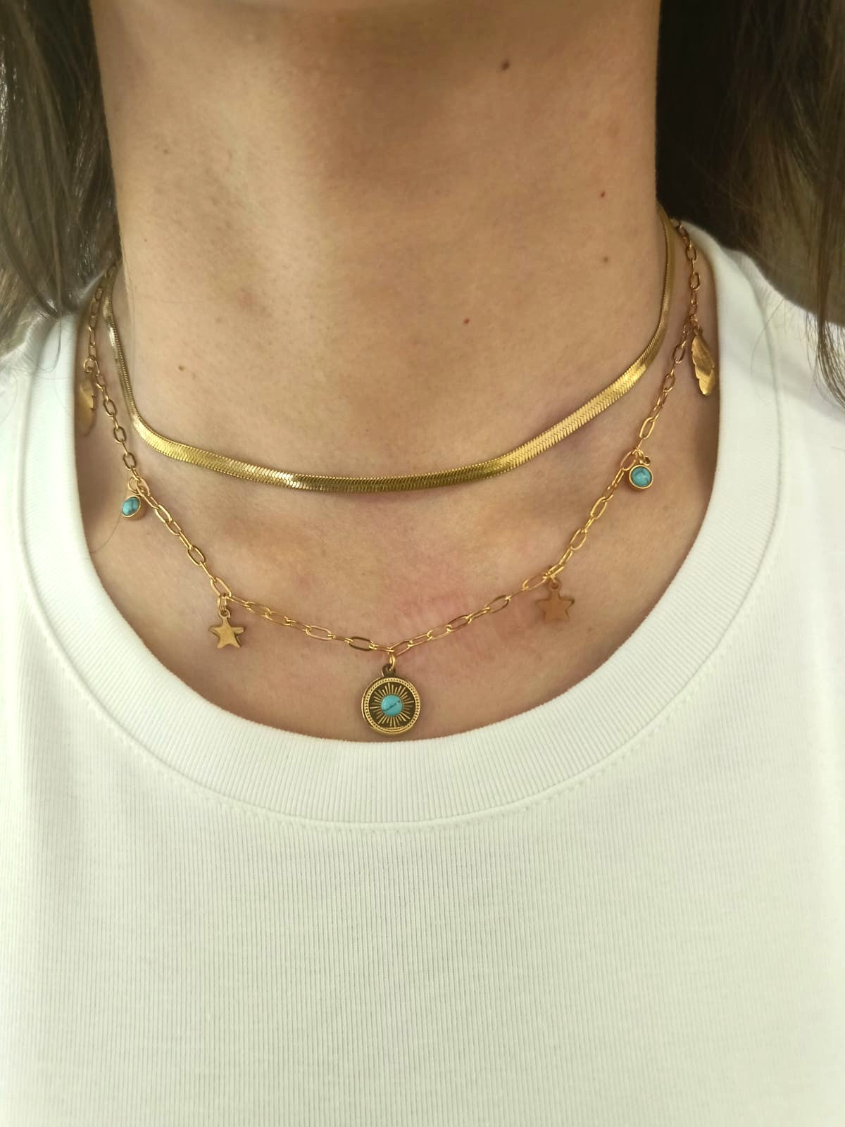 Collana doppia cielo