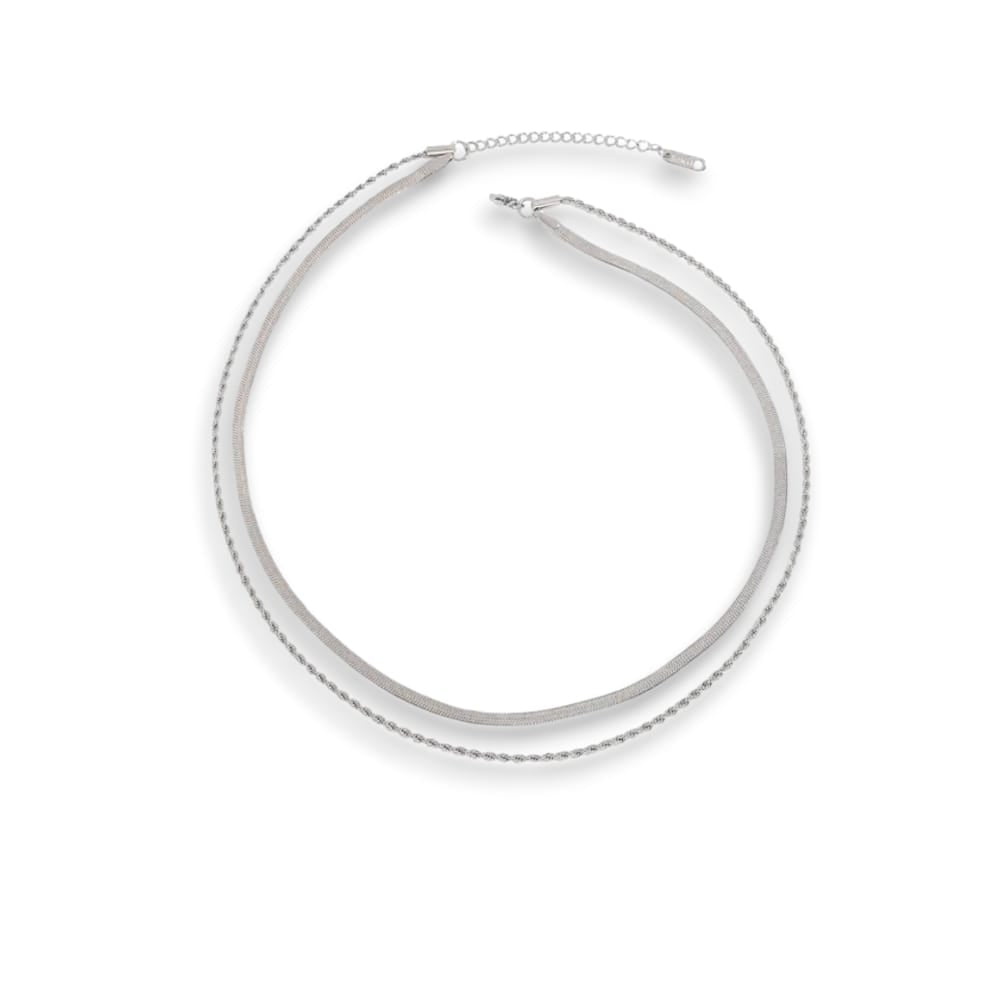 Collana double snake e torchon