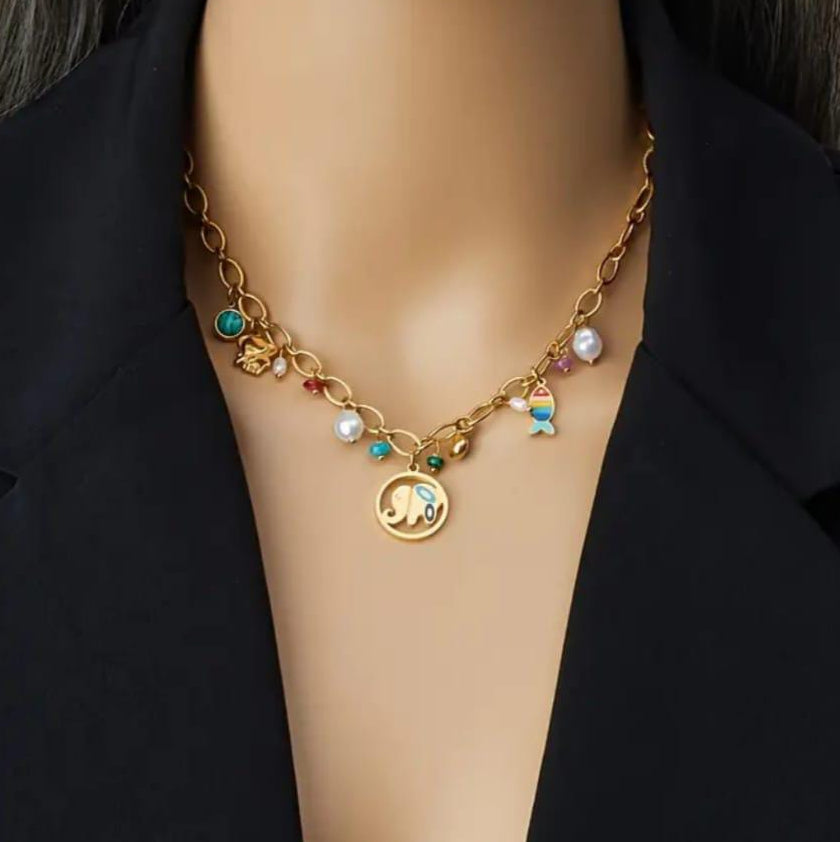 Collana elefante baby