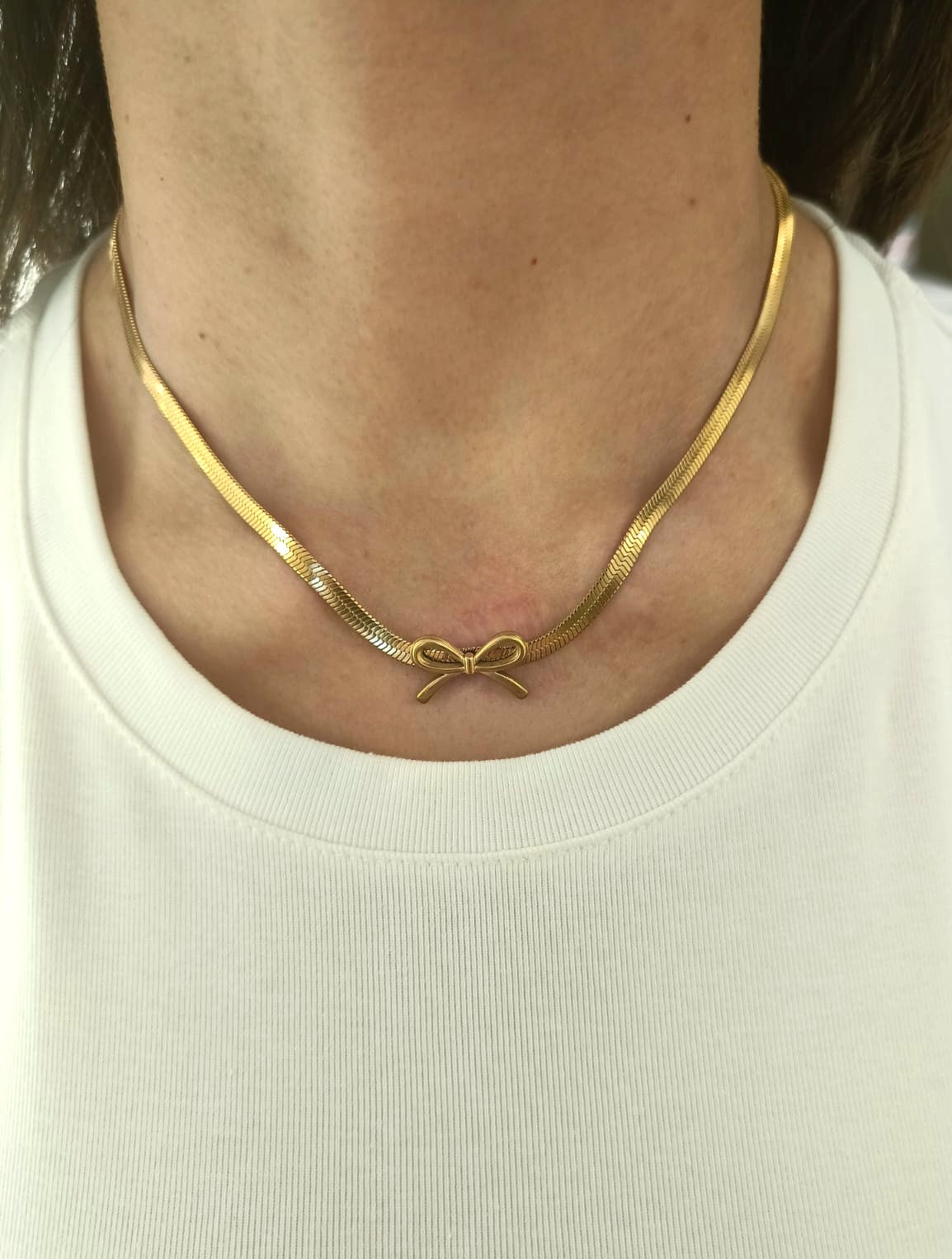 Collana snake fiocchetto