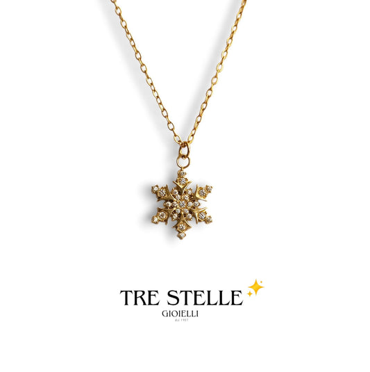 Collana fiocco di neve lux