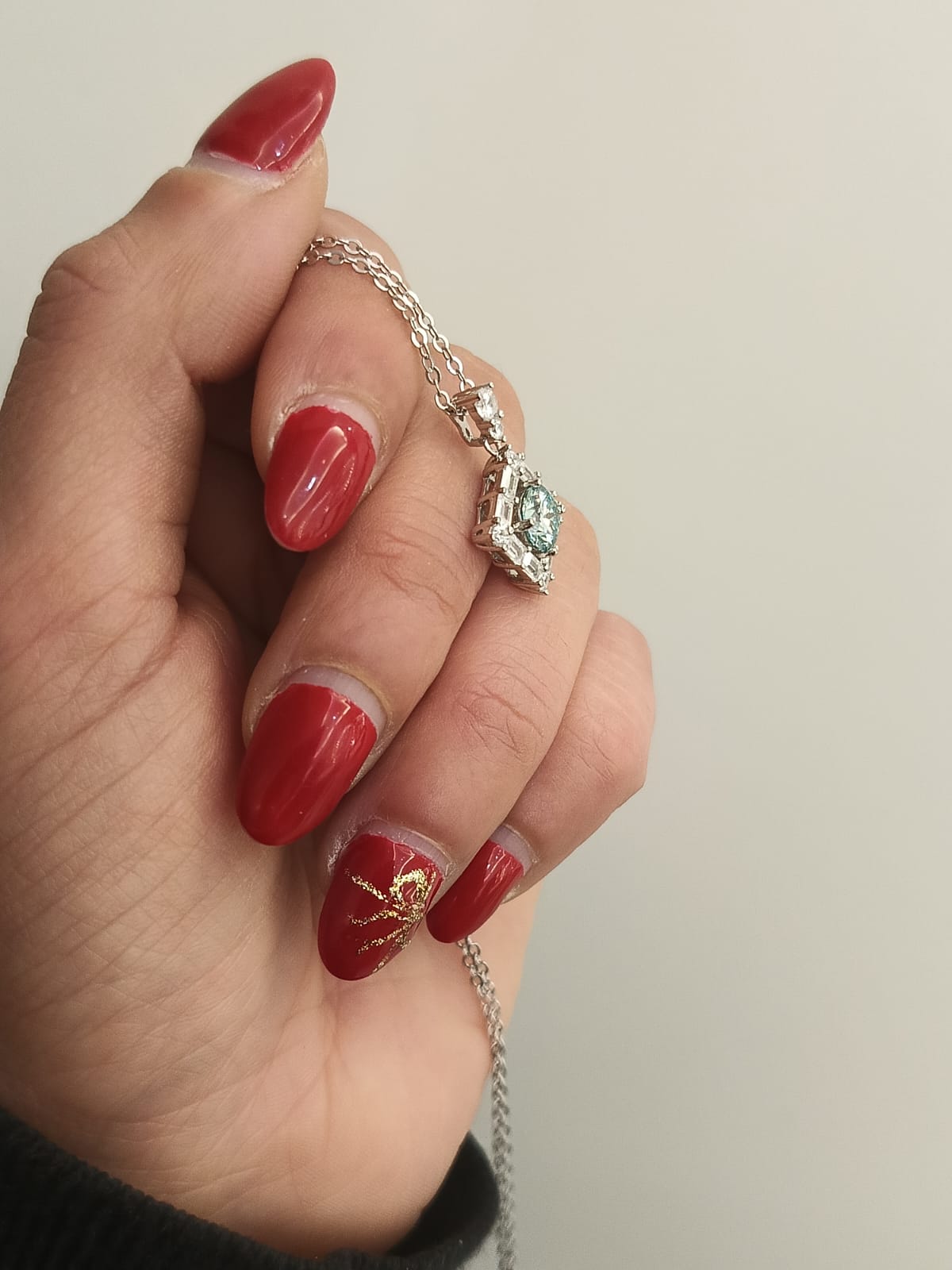 COLLANA MISS CON MOISSANITE ARGENTO