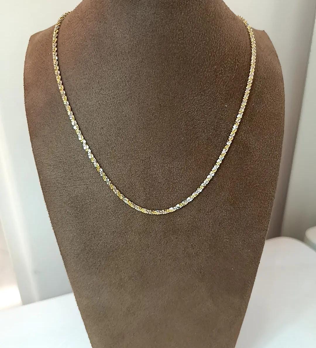 Collana pon pon bicolore