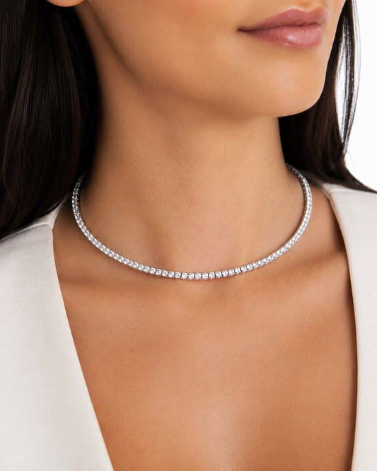 Collana Tennis Rigida
