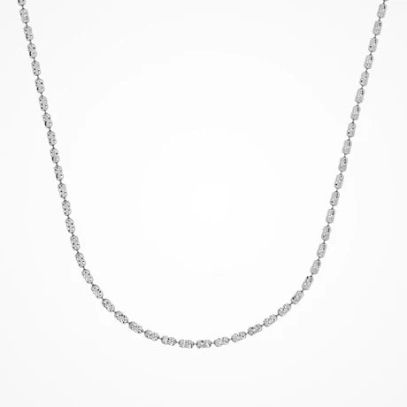 Collana barra argento