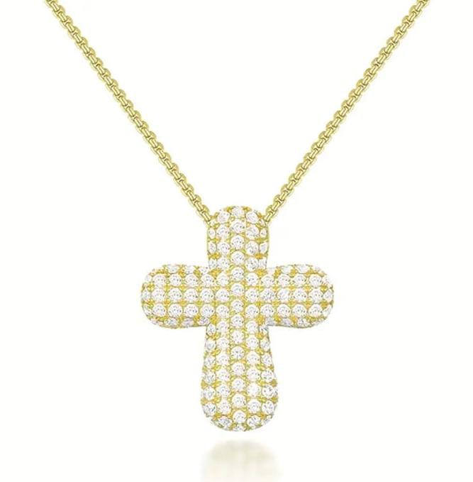 Collana cross bubble