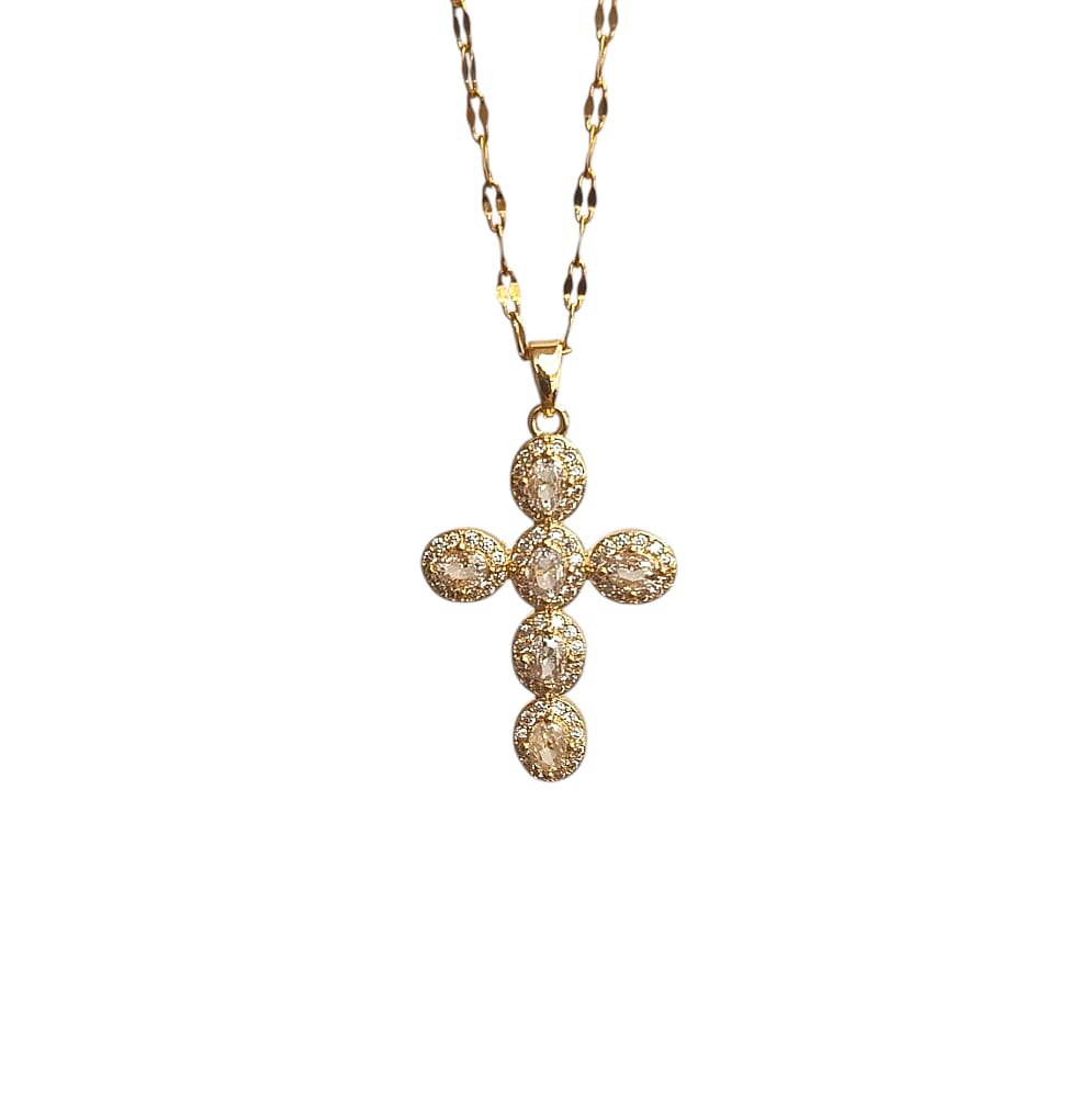 Collana cross luxury