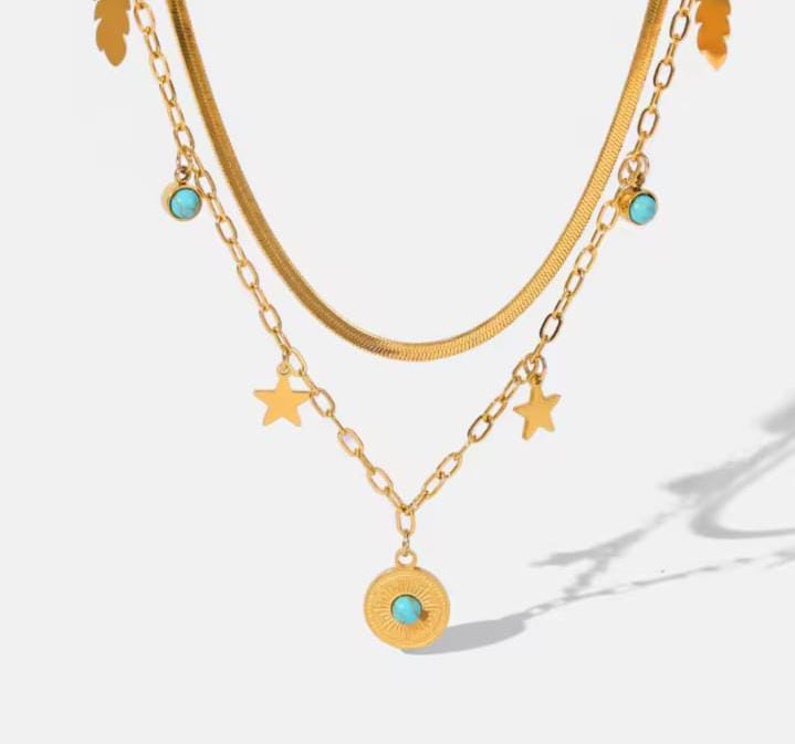 Collana doppia cielo