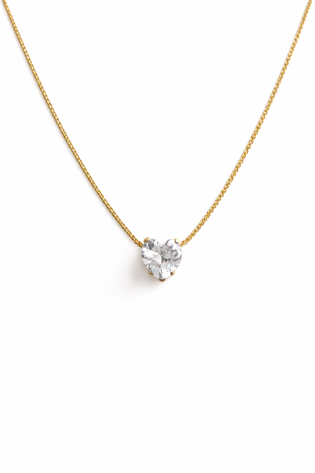 Collana punto luce cuore