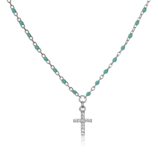 Collana mini croce