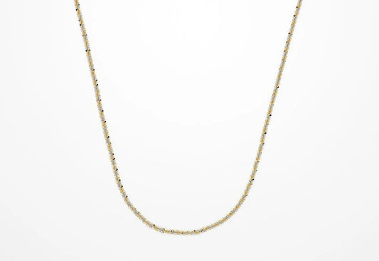 Collana pon pon bicolore