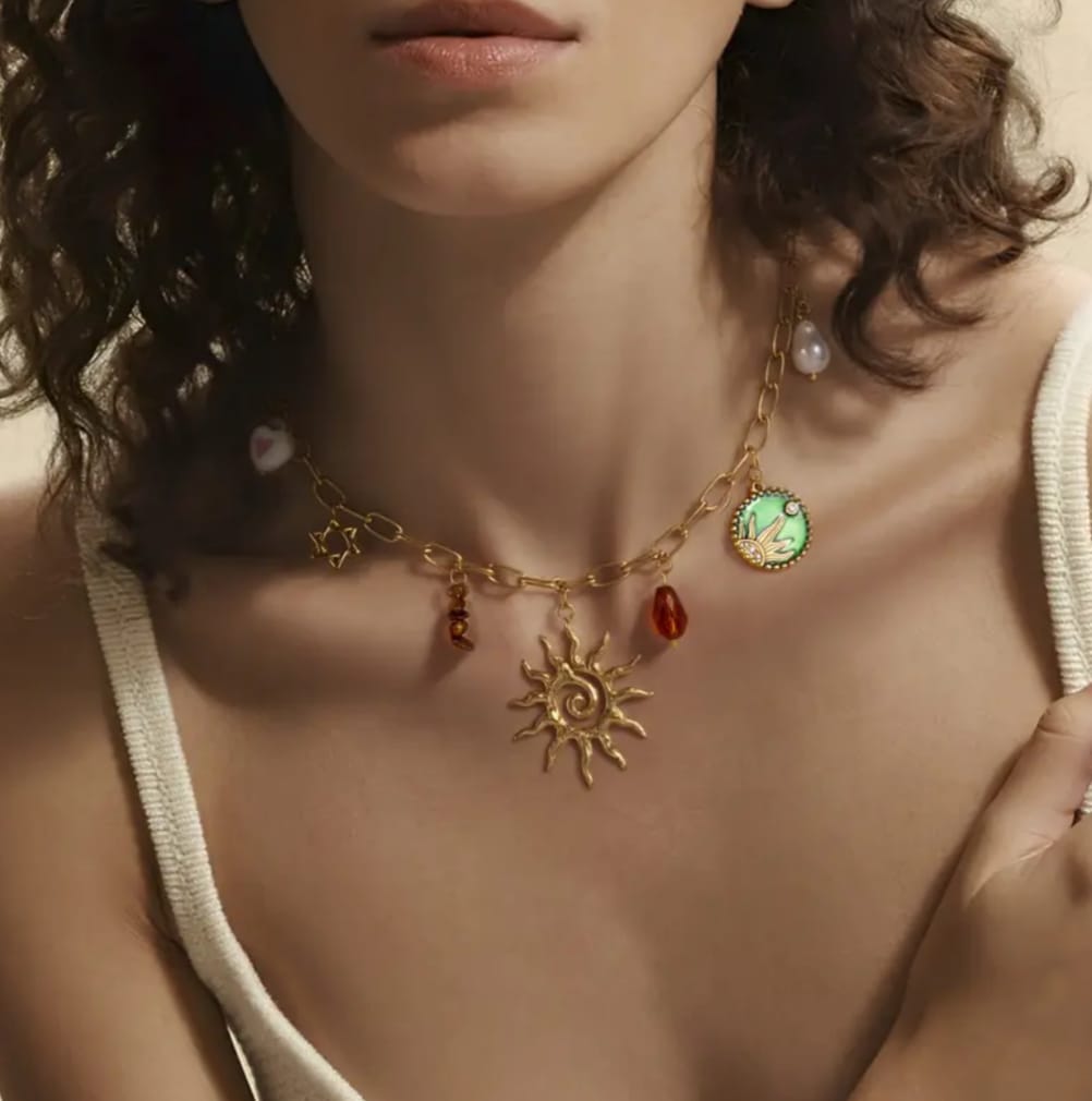 Collana raggi di sole