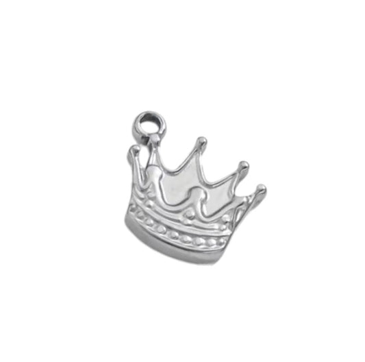 Ciondolo corona silver