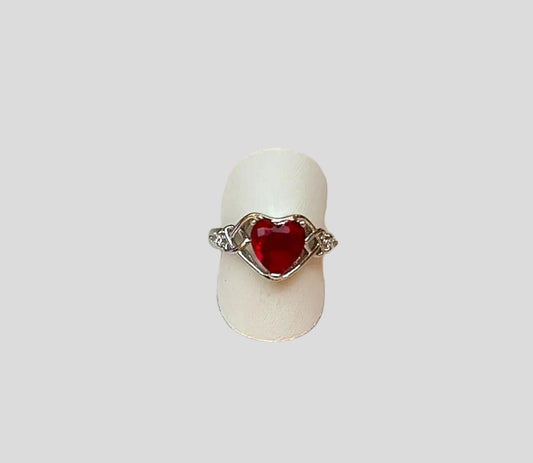 ANELLO CUORE RAPITO ARGENTO