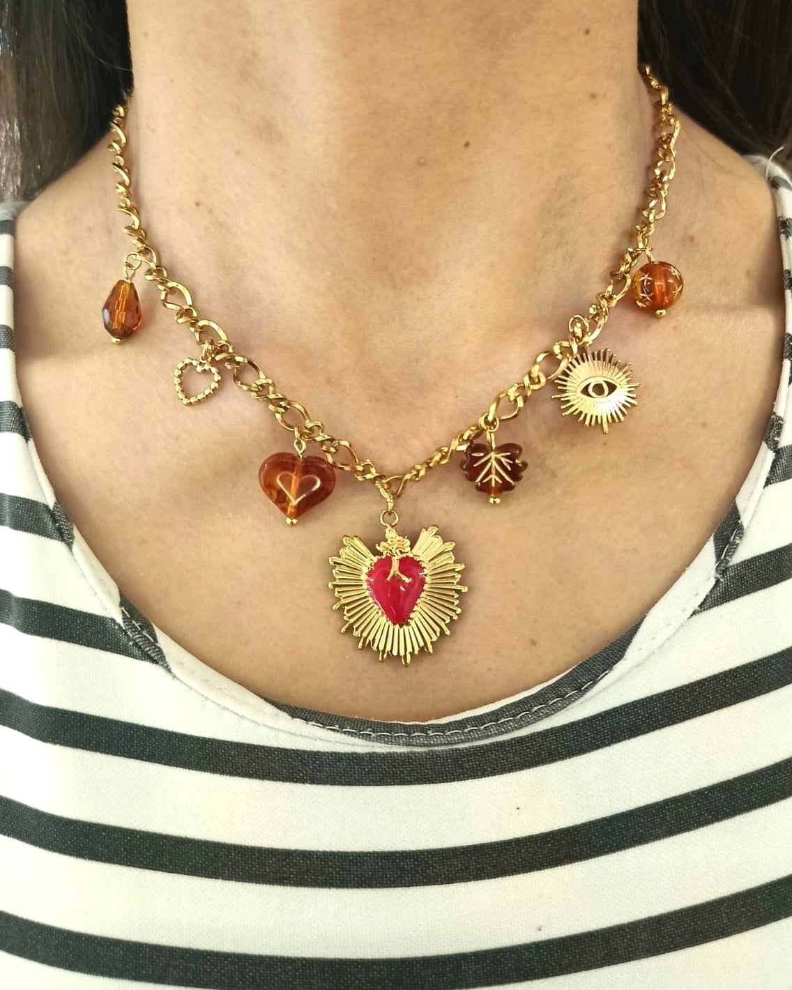 Collana cuore sacro big