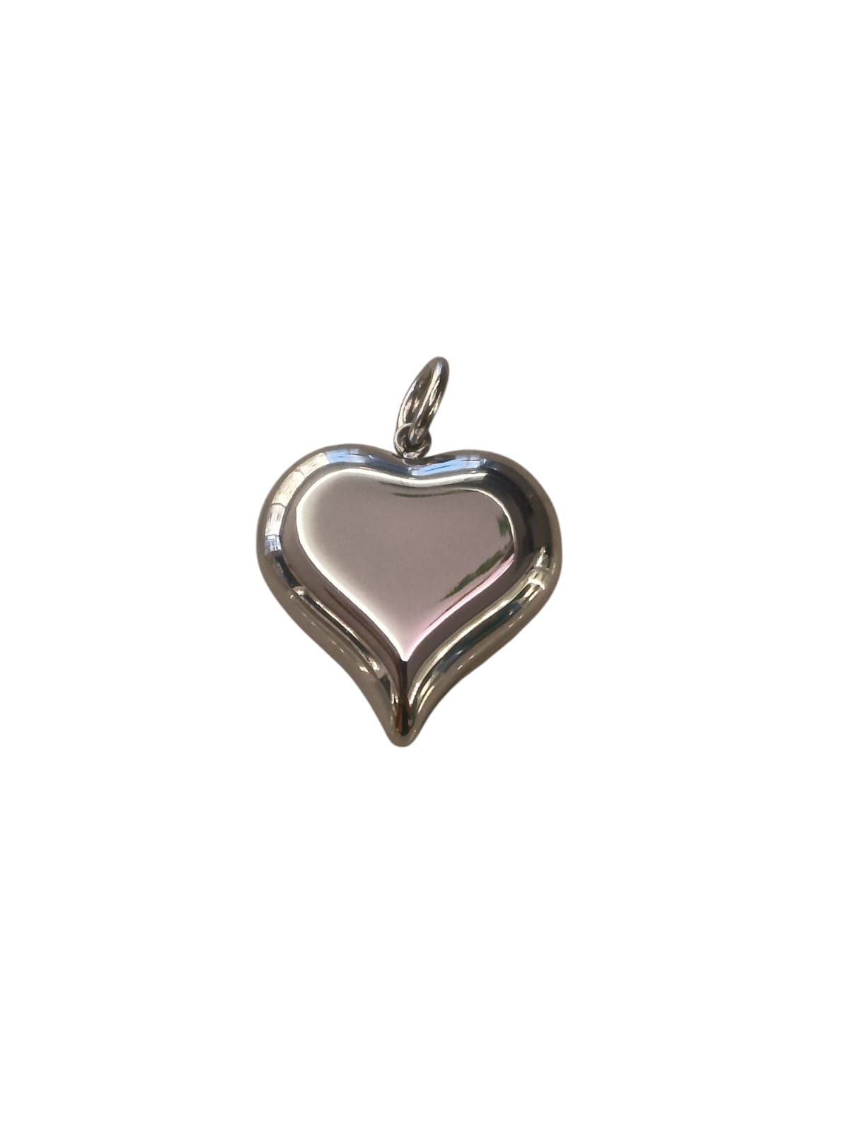 Ciondolo cuore maxi silver