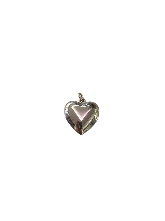 Ciondolo cuore sonaglio xl silver