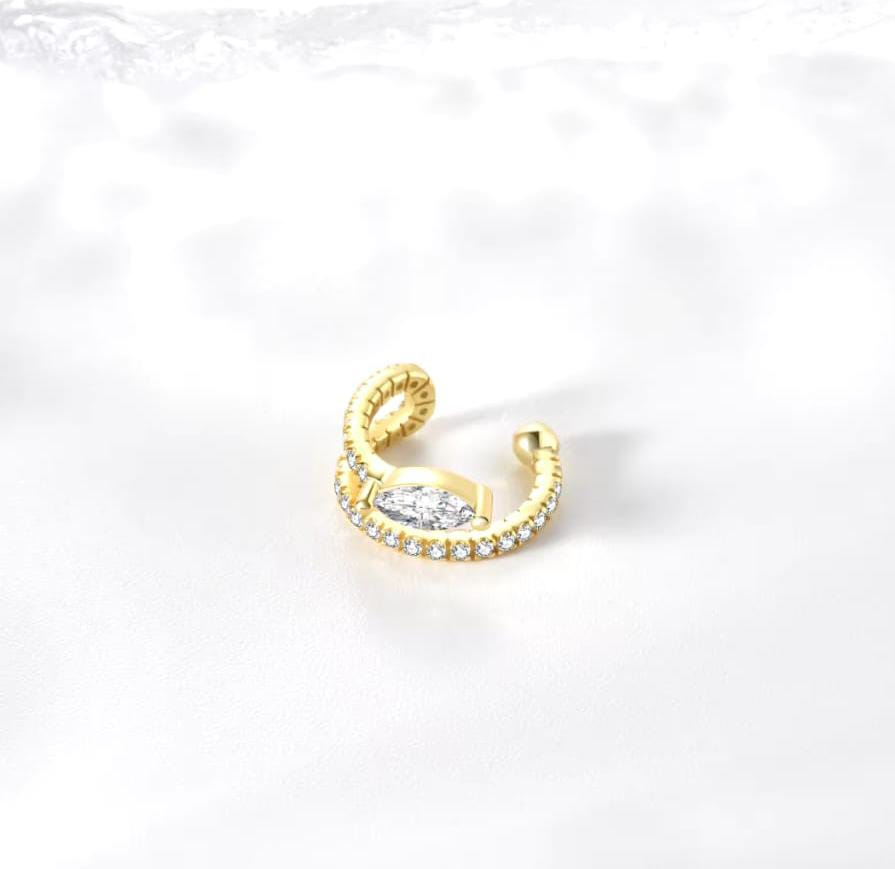 EAR CUFF CHIC PLACCATO ORO