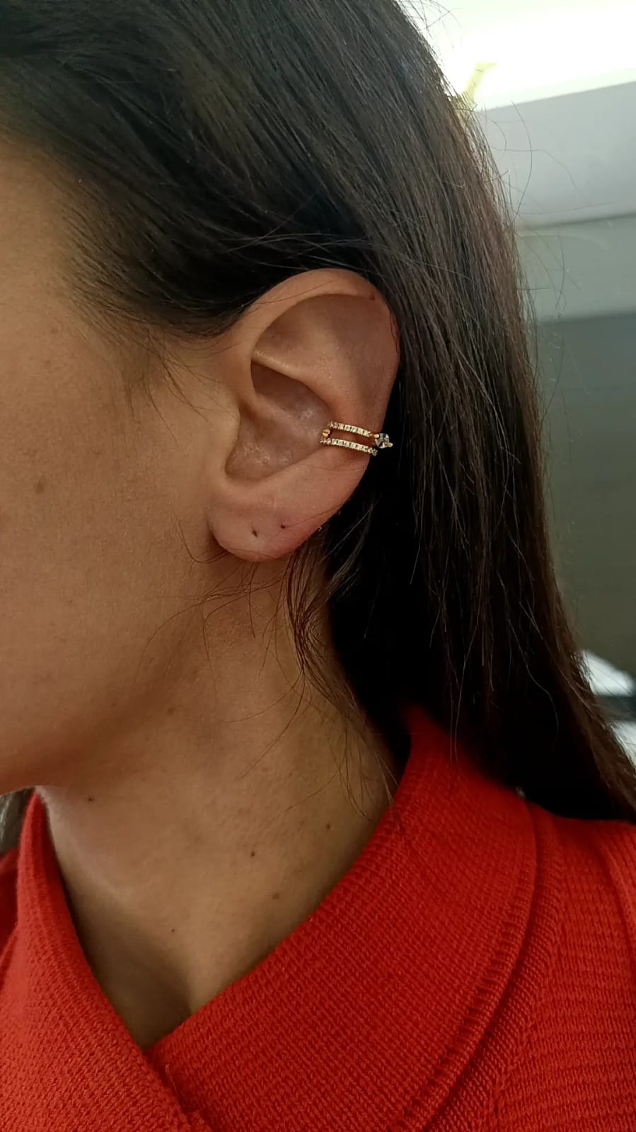 EAR CUFF CHIC PLACCATO ORO