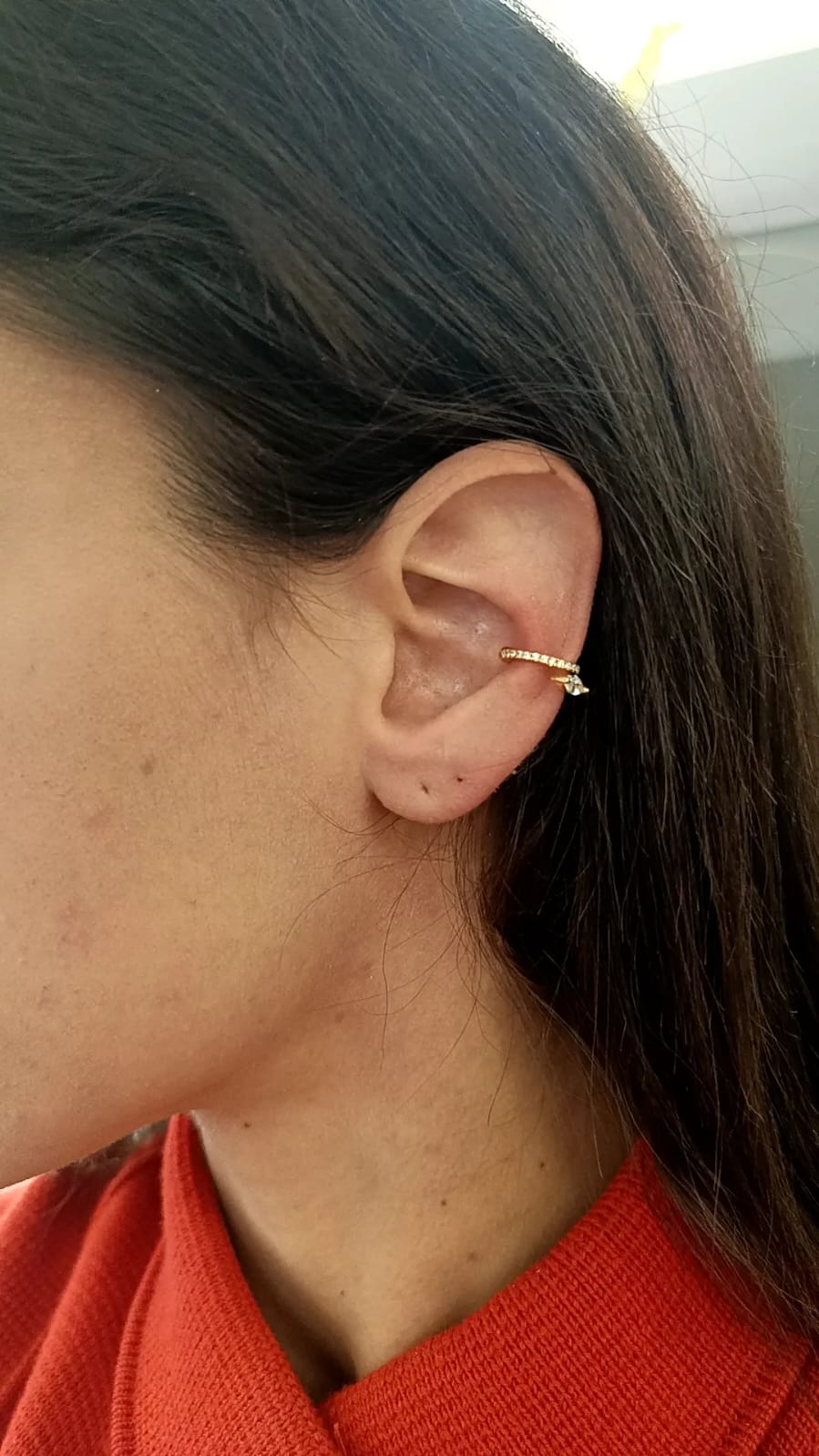 EAR CUFF CHIC PLACCATO ORO