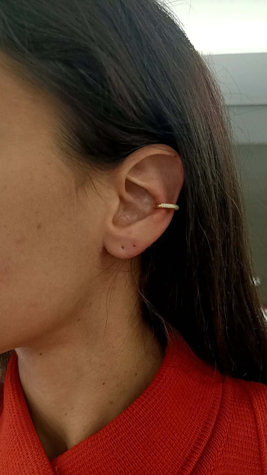 EAR CUFF LUXURY PLACCATO ORO