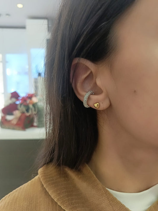 Ear cuff zirconato