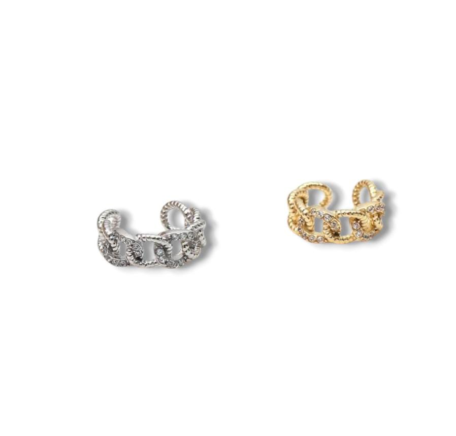 Ear cuff intreccio
