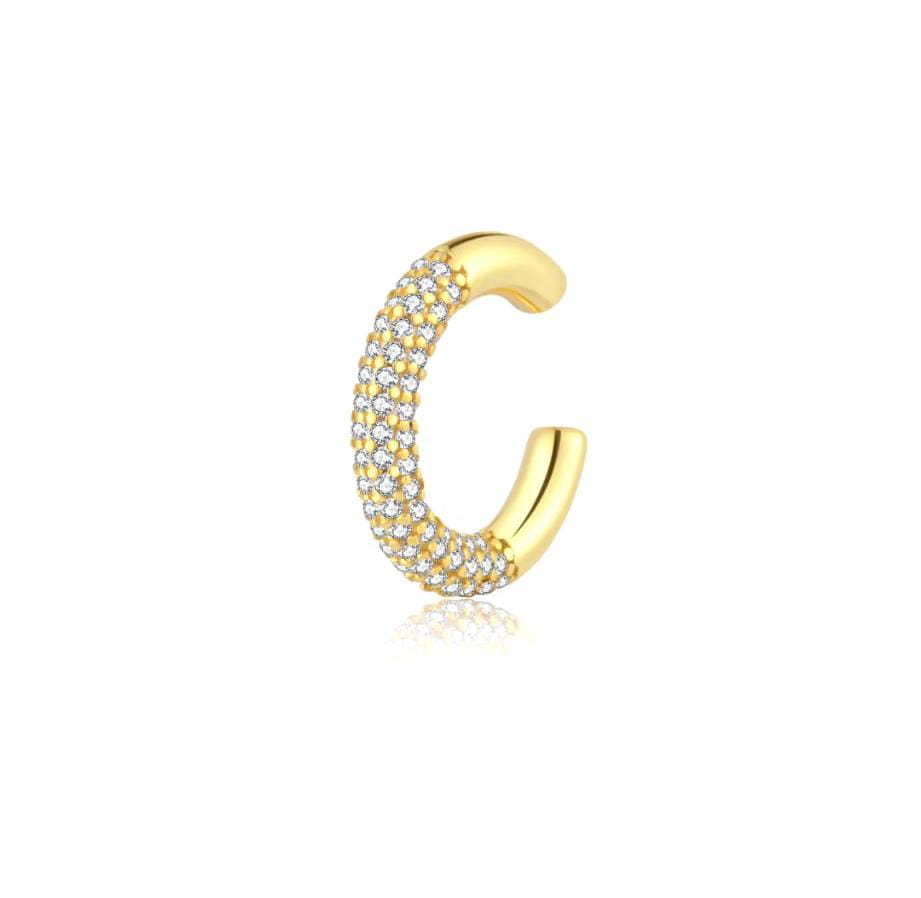 EAR CUFF LUXURY PLACCATO ORO