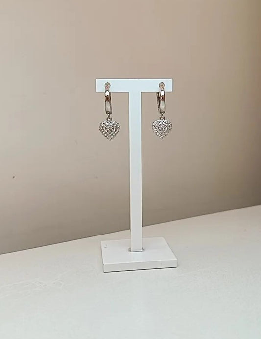 HOOPS CUORE ARGENTO