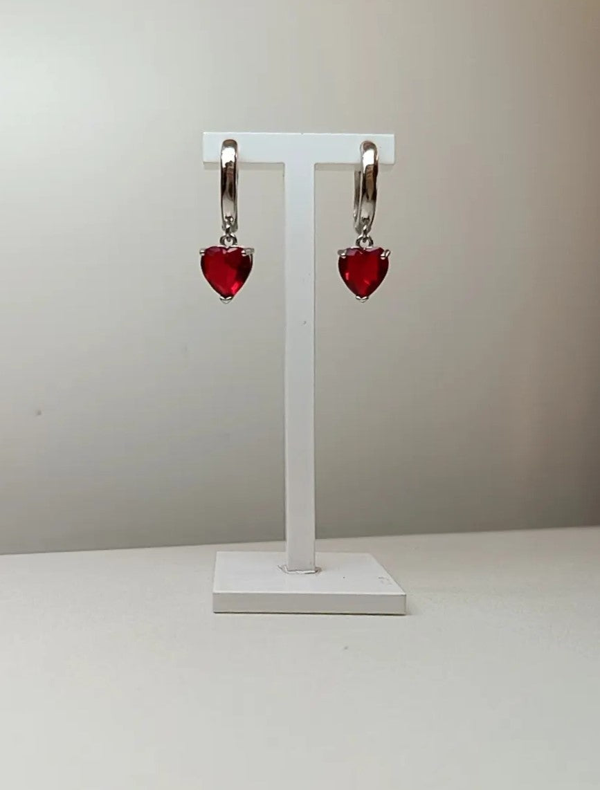 HOOPS CUORE ROSSO ARGENTO