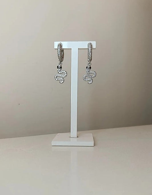 HOOPS SERPENTE ARGENTO