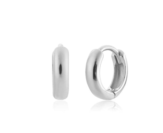 HOOPS LISCI MINI ARGENTO