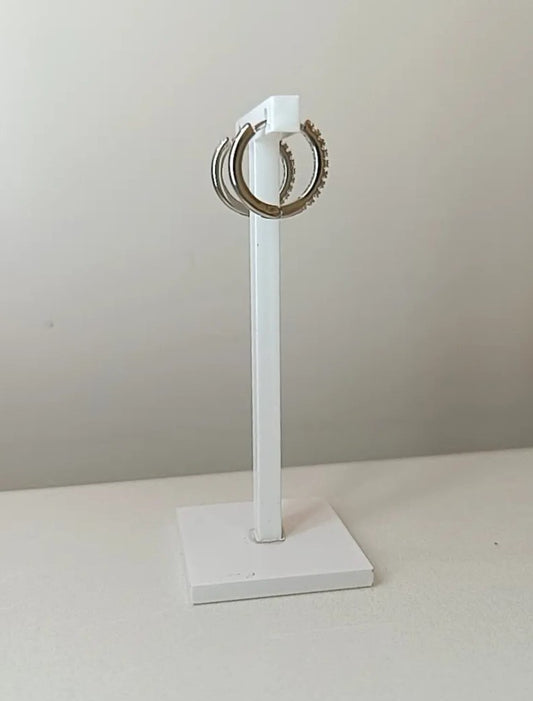 HOOPS LUCE MEDIUM ARGENTO