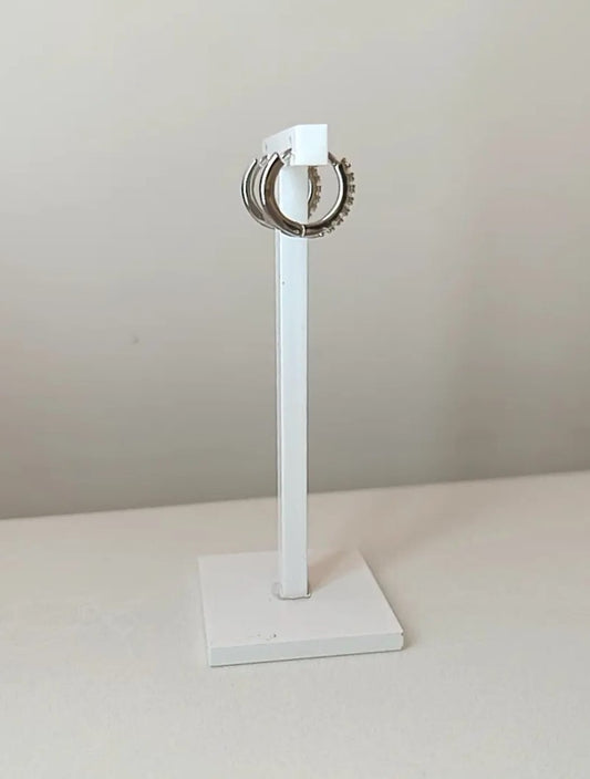 HOOPS LUCE MINI ARGENTO