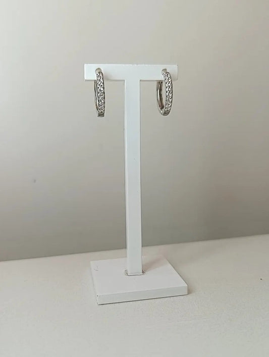 HOOPS LUCE MEDIUM ARGENTO