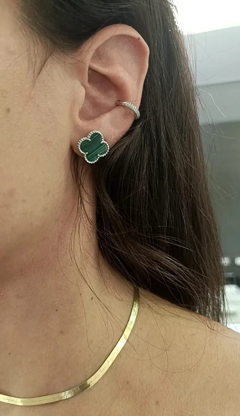 ORECCHINI BIG FLOWER ARGENTO