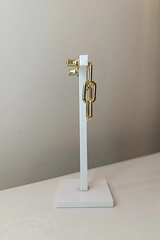 ORECCHINI CATENA PLACCATI ORO