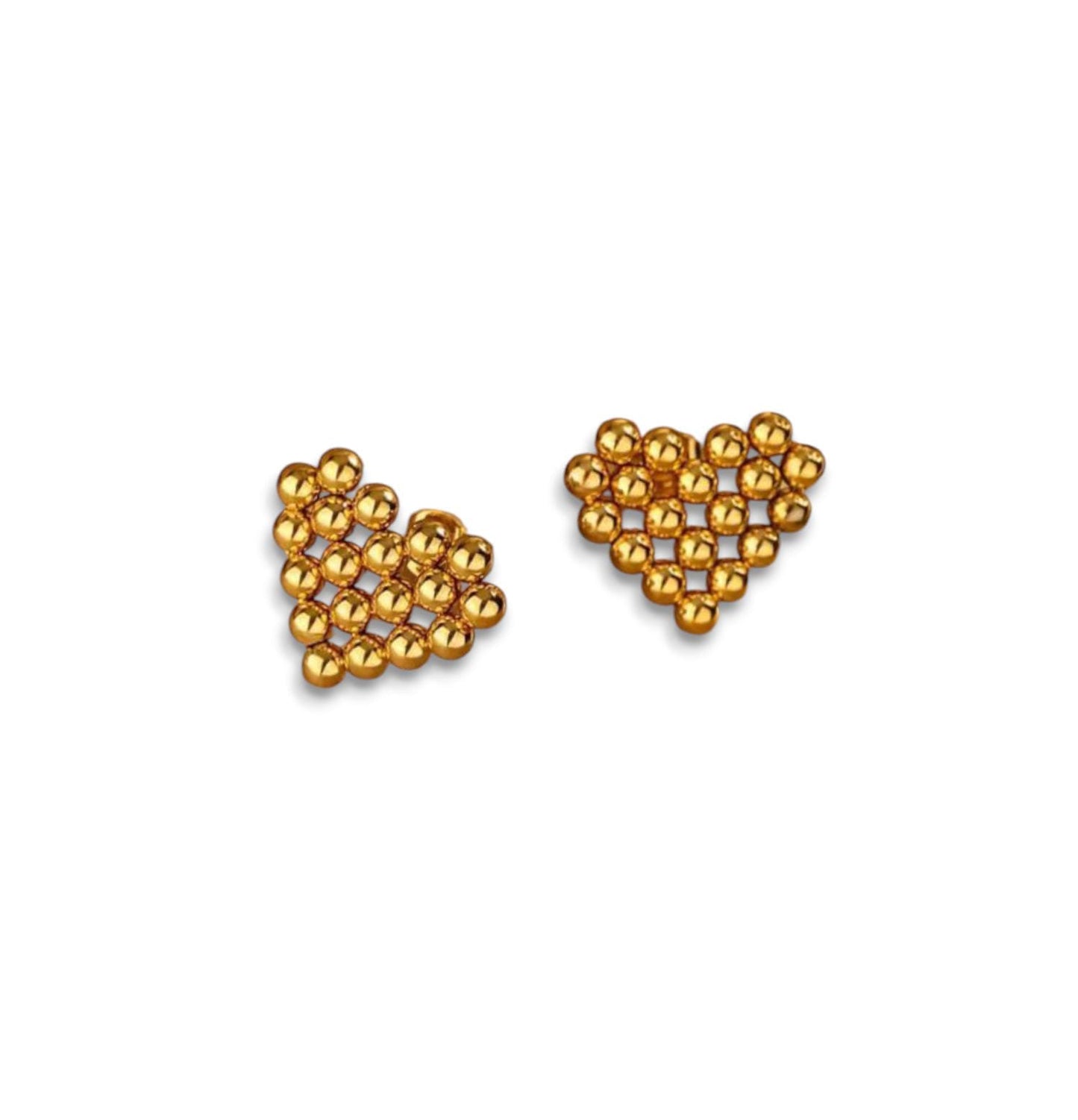 Orecchini cuore bubble
