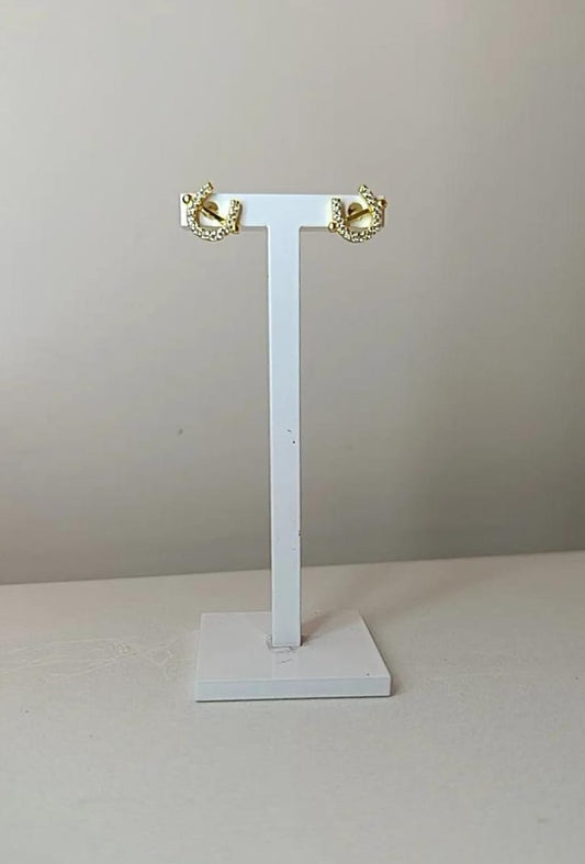 ORECCHINI FERRO DI CAVALLO PLACCATI ORO