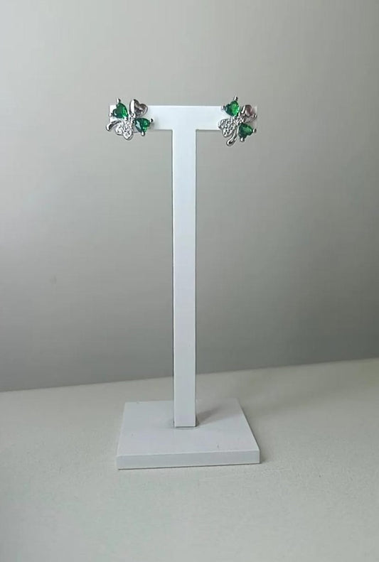 ORECCHINI QUADRIFOGLIO ARGENTO