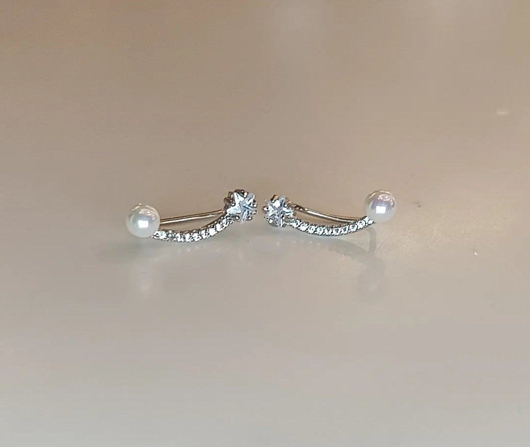 ORECCHINI GIOIELLO PERLA ARGENTO