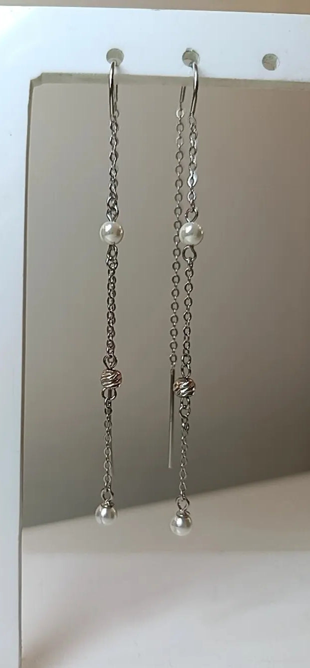 SALAN Orecchini In Argento Sterling 925 Con Opale Di Fuoco SALAN Orecchini In Argento Sterling 925 Con Opale Di Fuoco