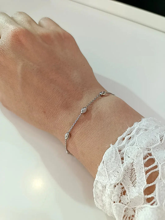 BRACCIALE ROSALINDA ARGENTO