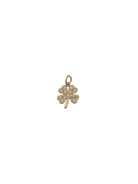 Ciondolo quadrifoglio luxury gold