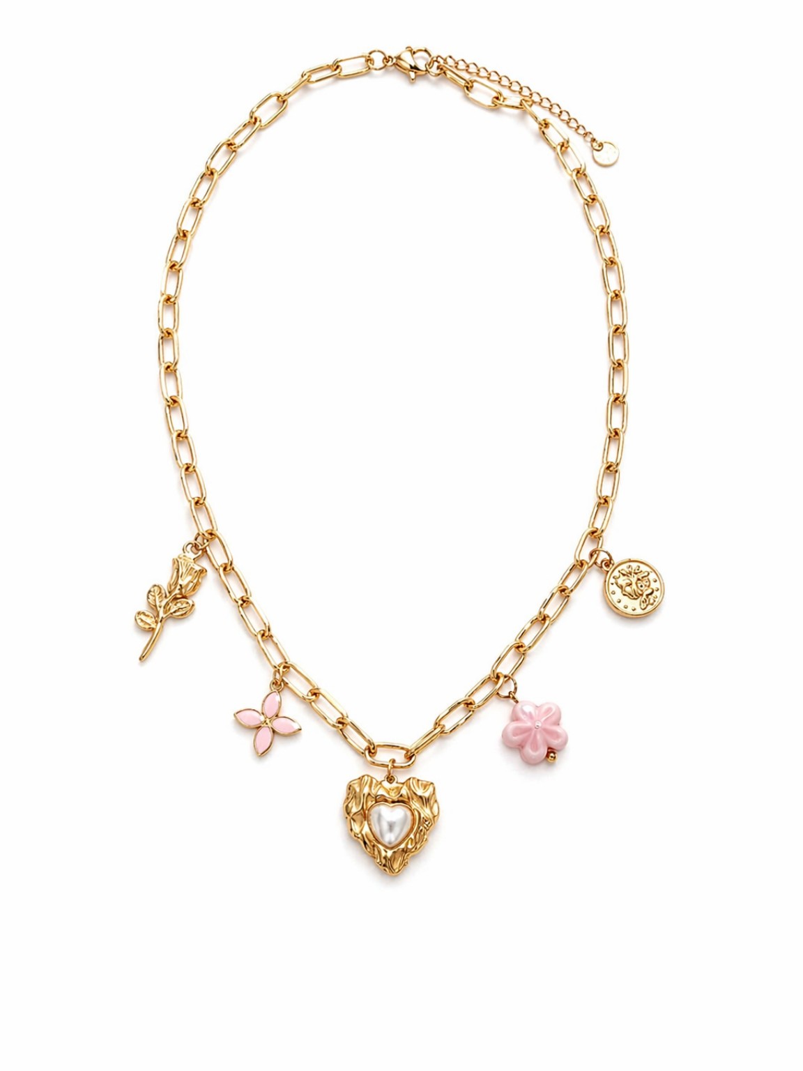 Collana sweet rose charm